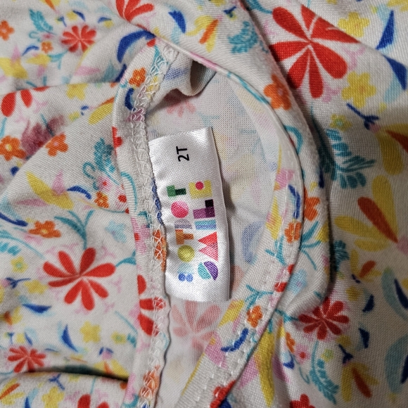 Dot Dot Smile Floral Twirl Dress 2t - Picture 5 of 5